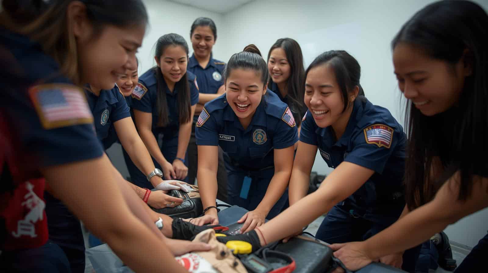 EMT training in the USA