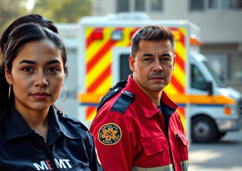 EMT and EMS worker