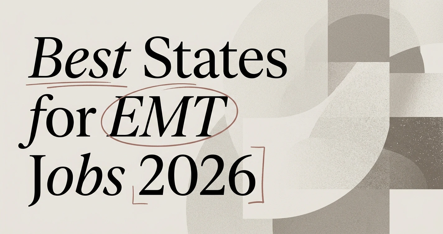 Best States for EMT Jobs: Where to Work in 2026
